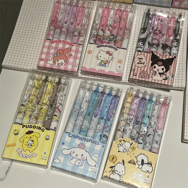 6Pcs Sanrio Gel Pens - Image 3
