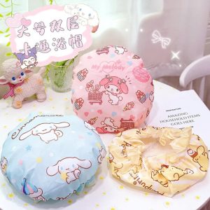 Sanrio Hello Kitty Double-Layer Thickened Large Adult Shower Cap