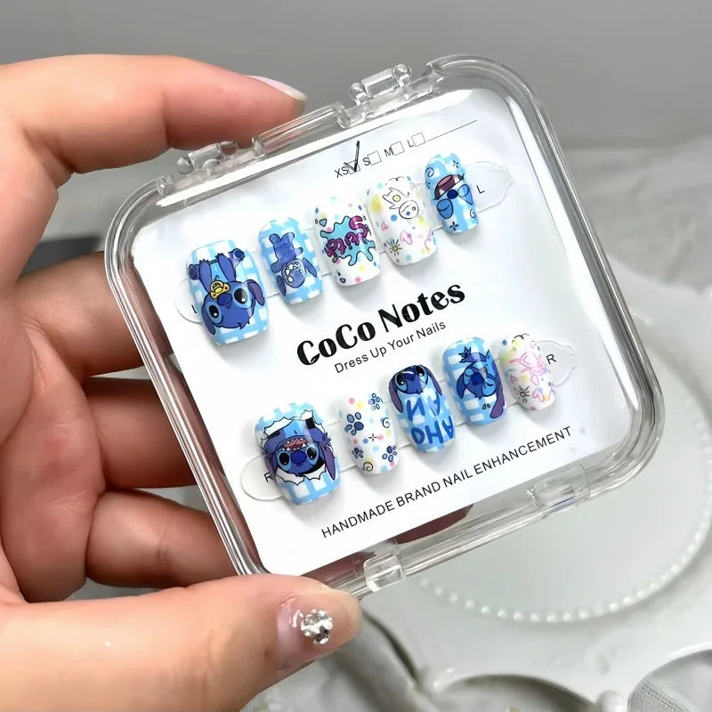 Disney Stitch Fake Nails