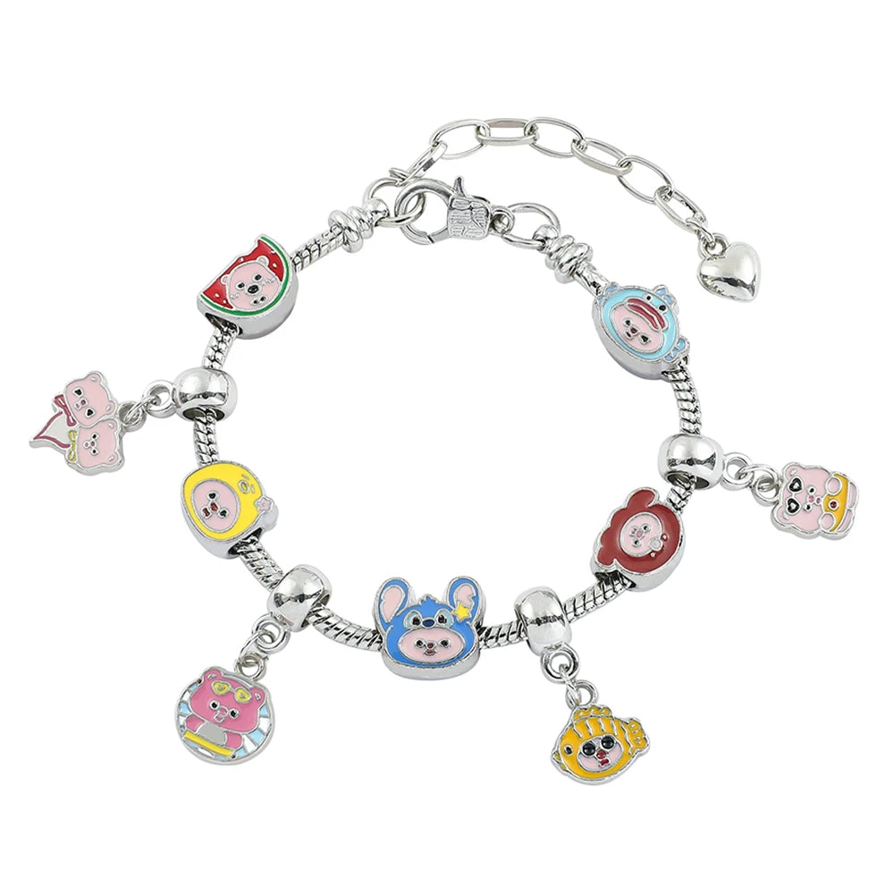 Hello Kitty Gold Plated Bracelets with Charms - Image 27