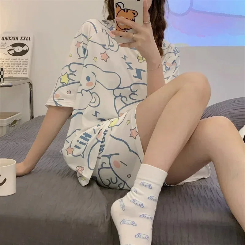 Miniso x Sanrio Cinnamoroll & Kuromi Pajama Set - Image 3