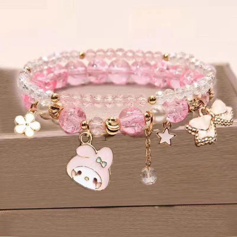 1PCS Kawaii Anime Sanrio Kuromi, My Melody & Cinnamoroll Bracelet - Image 15