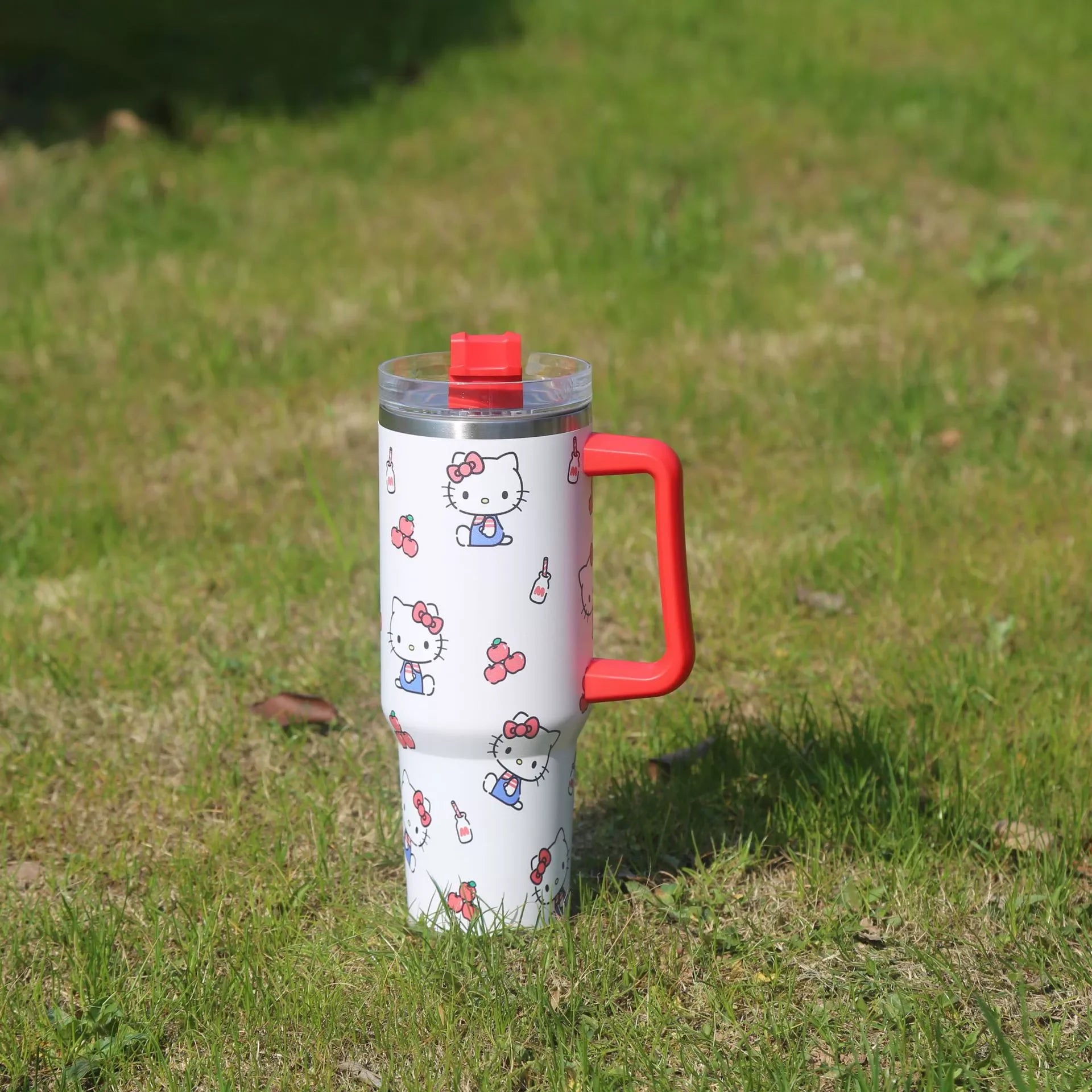 40oz/1200ml Sanrio Hello Kitty Kuromi 304 Stainless Steel Insulated Water Bottle - Image 5