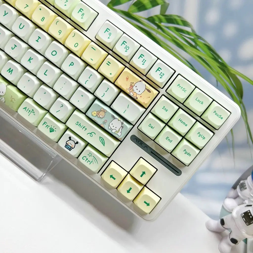 Sanrio Anime Kawaii Pochacco Keycap Set - Image 3