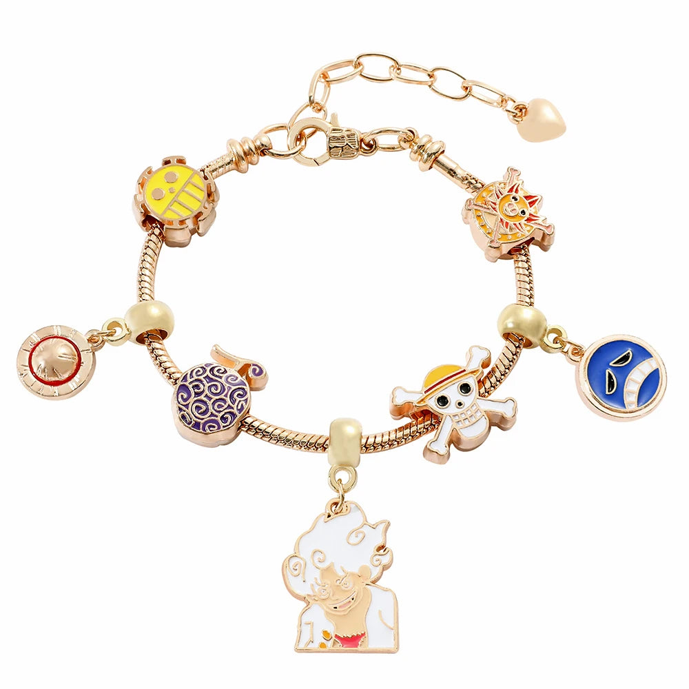 Hello Kitty Gold Plated Bracelet with Charms - Image 28