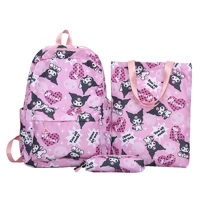 3pcs Hello Kitty Sanrio Backpack Set - Image 3