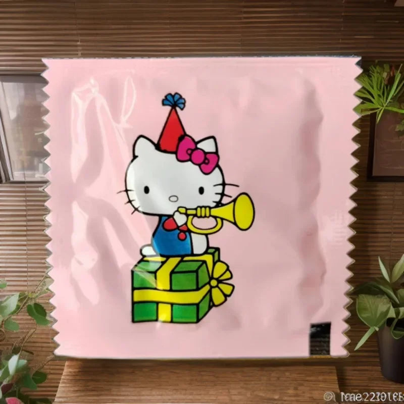 100pcs Sanrio Kawaii Anime Hello Kitty Disposable Gloves - Image 4