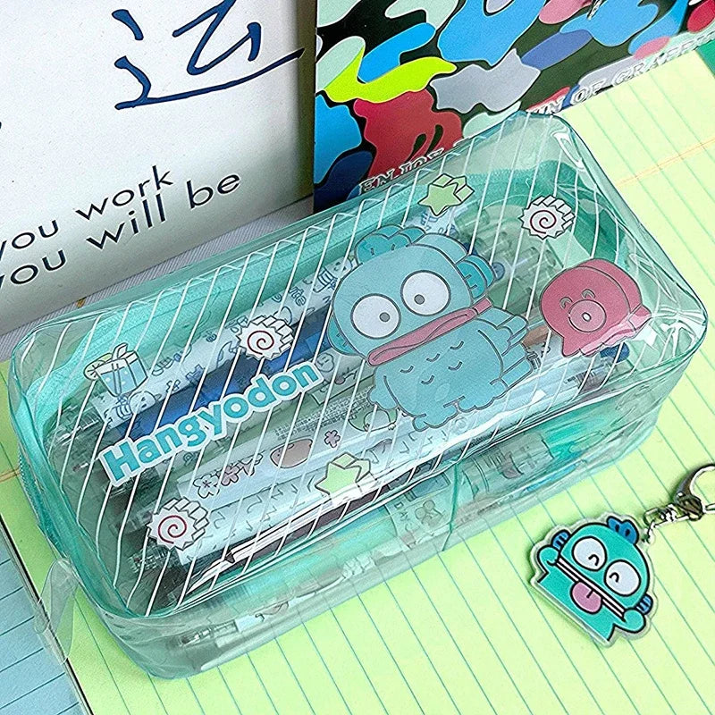 Sanrio Anime Hangyodon Transparent Pencil Case - Image 2