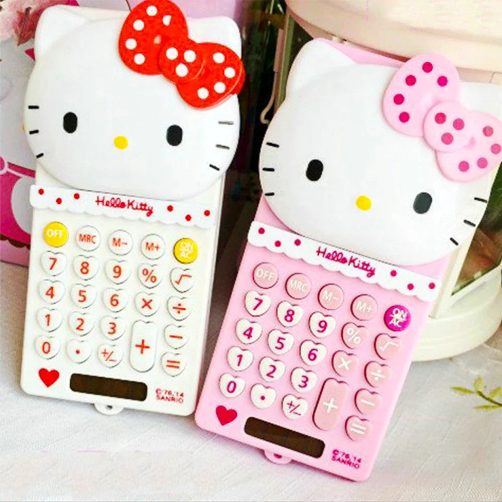 Kawaii Hello Kitty Sanrio Portable Pocket Calculator - Image 2