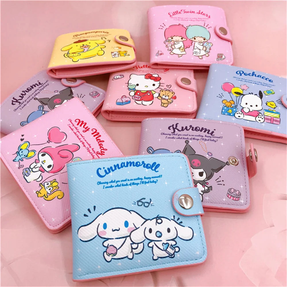 Kawaii Sanrio Coin Purse & Card Holder Wallet - Image 2