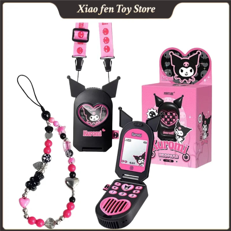 Sanrio Kuromi Flip Phone Spy Mini Simulation