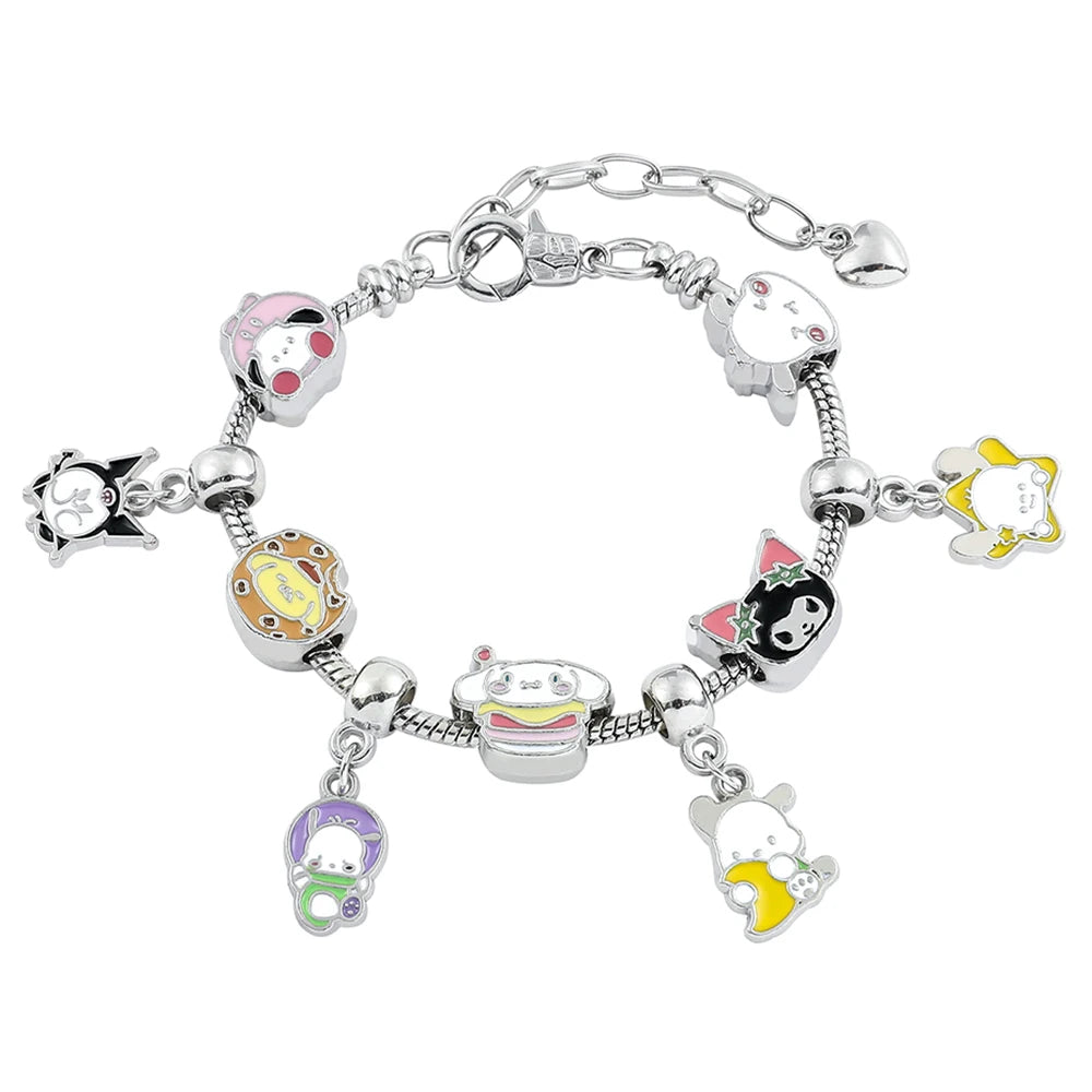 Hello Kitty Gold Plated Bracelet with Charms - Image 24