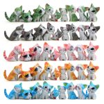 9pcs Set Cute Japanese Cat Figures