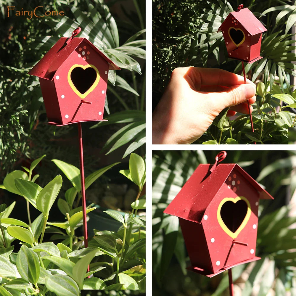 Miniature Fairy Garden Metal Table & Chairs Set - Image 27