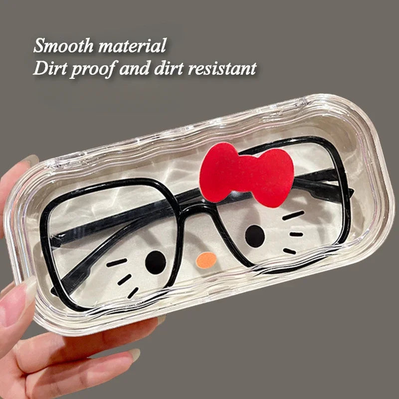 Cute Sanrio Hello Kitty Glasses Storage Box - Image 3