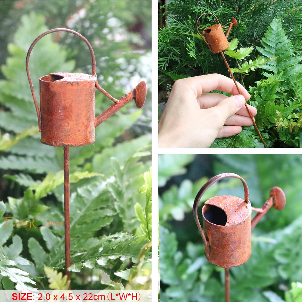 Miniature Fairy Garden Metal Table & Chairs Set - Image 53