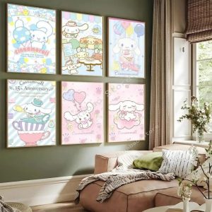 MINISO Cartoon Cute Dog Canvas Poster