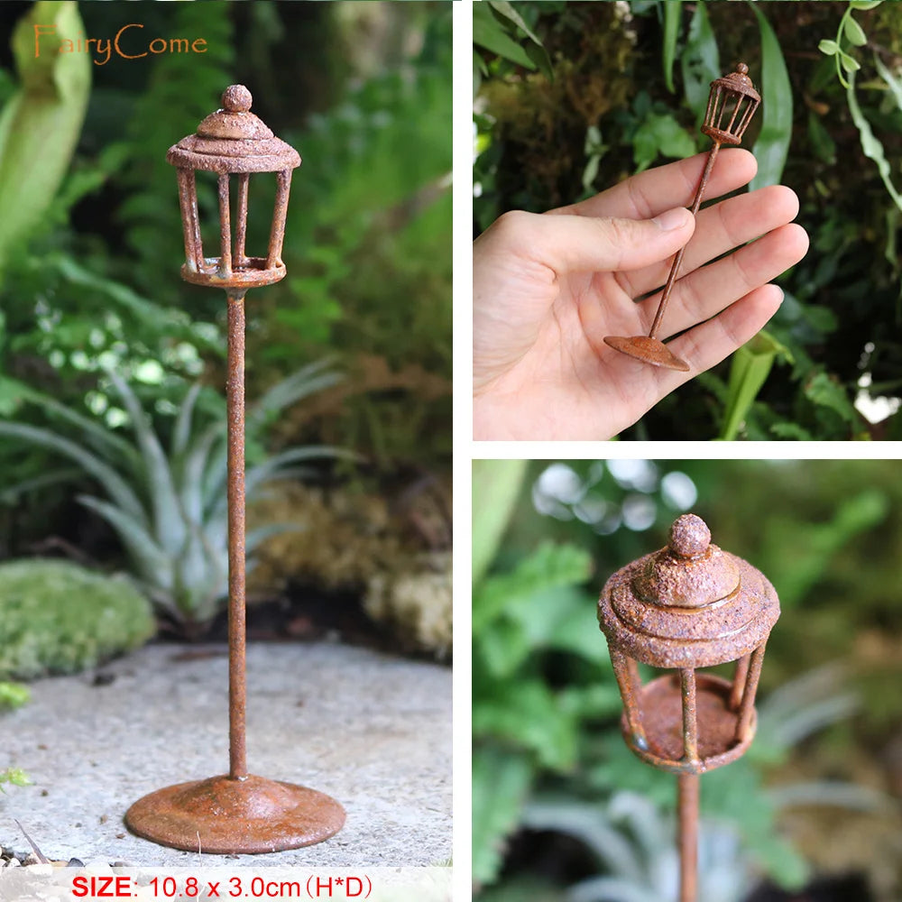 Miniature Fairy Garden Metal Table & Chairs Set - Image 33