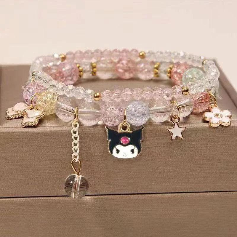 1PCS Kawaii Anime Sanrio Kuromi, My Melody & Cinnamoroll Bracelet - Image 23