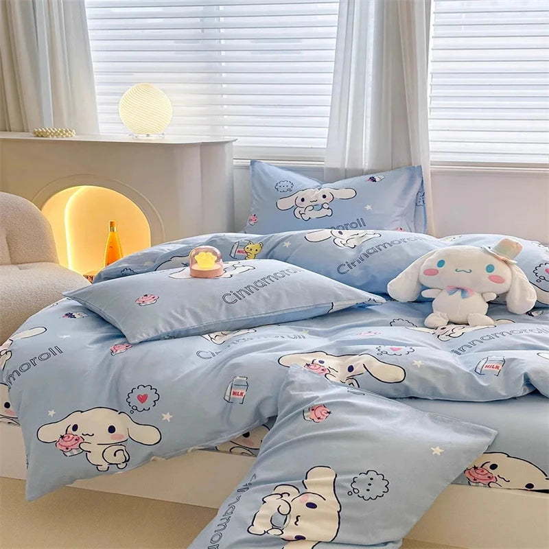 Kawaii Cinnamoroll Duvet Cover Pillowcase Bedding Set - Image 2