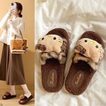 Hello Kitty Sanrio Winter Plush Slippers