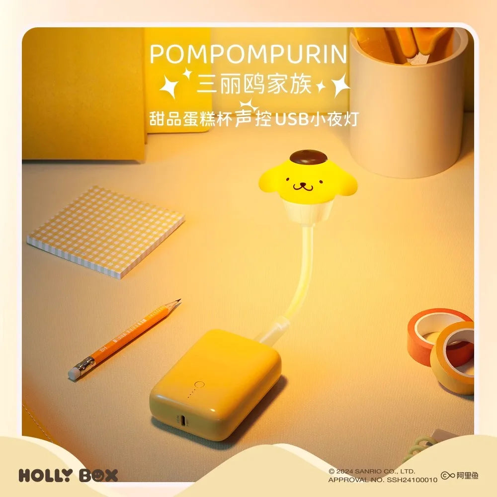 Sanrio Hello Kitty Cute Cartoon Bedroom Dessert Cake Cup Nightlight - Image 5