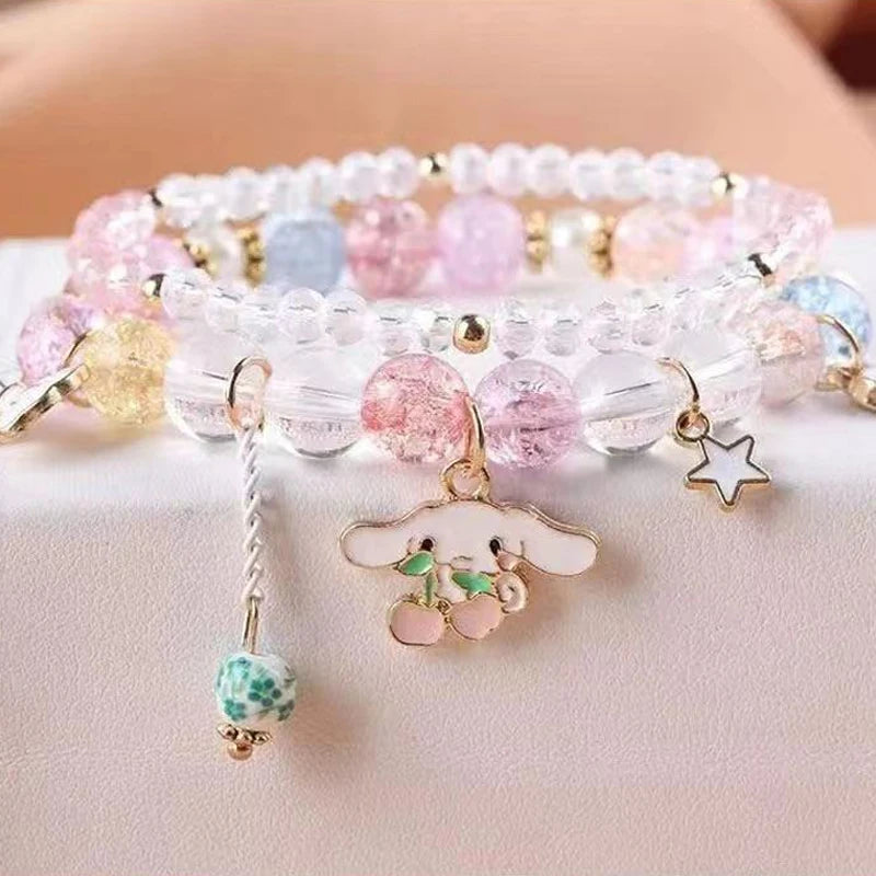 1PCS Kawaii Anime Sanrio Kuromi, My Melody & Cinnamoroll Bracelet - Image 13