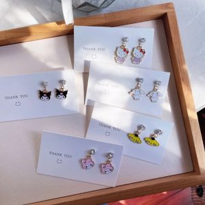 Sanrio Anime Earrings Set
