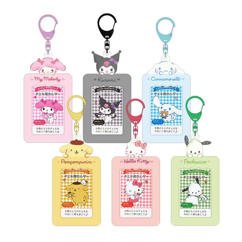 Kawaii Sanrio Card Holder Keychain - Image 3