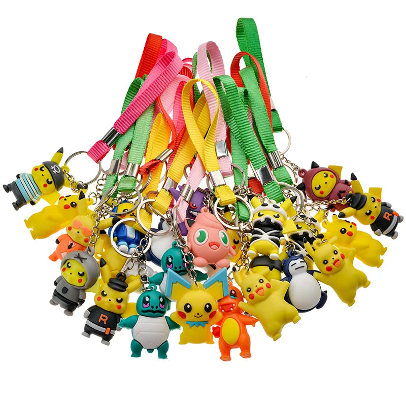 New Hot Sell 24Pcs Pokémon Classic Anime Characters Blind Box Keychains - Image 4