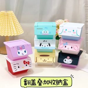 Sanrio Hello Kitty Y2K Desktop Clamshell Storage Box