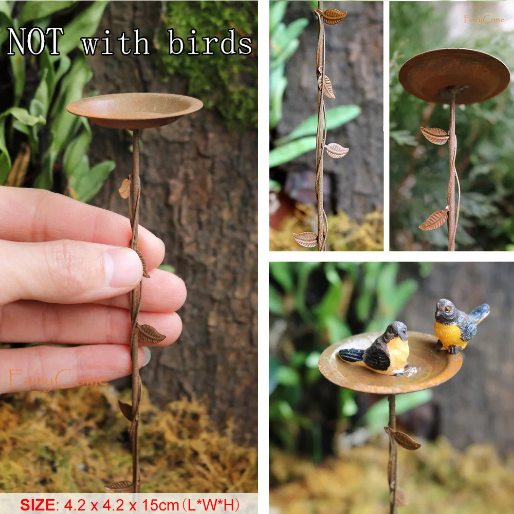 Miniature Fairy Garden Metal Table & Chairs Set - Image 20