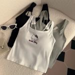 Sanrio Hello Kitty Y2K Fashion Cropped Top