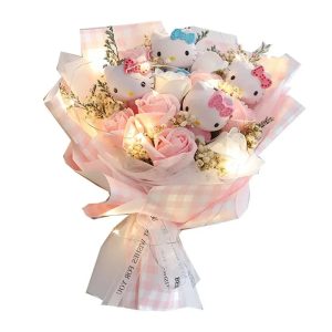 Hello Kitty Cartoon Cute Bouquet