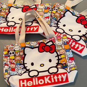 Hello Kitty Canvas Shoulder Bag