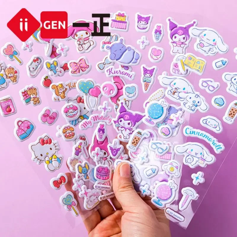 Iigen 2pcs/set Sanrio Sticker - Image 2