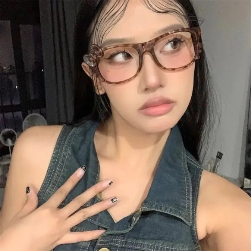 Hello Kitty Leopard Eyeglasses Frame - Image 3