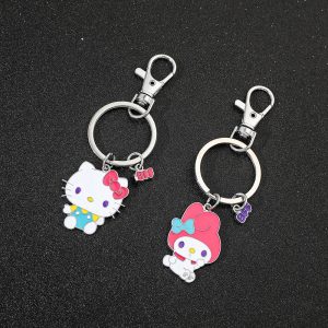 Sanrio My Melody & Hello Kitty Keychains