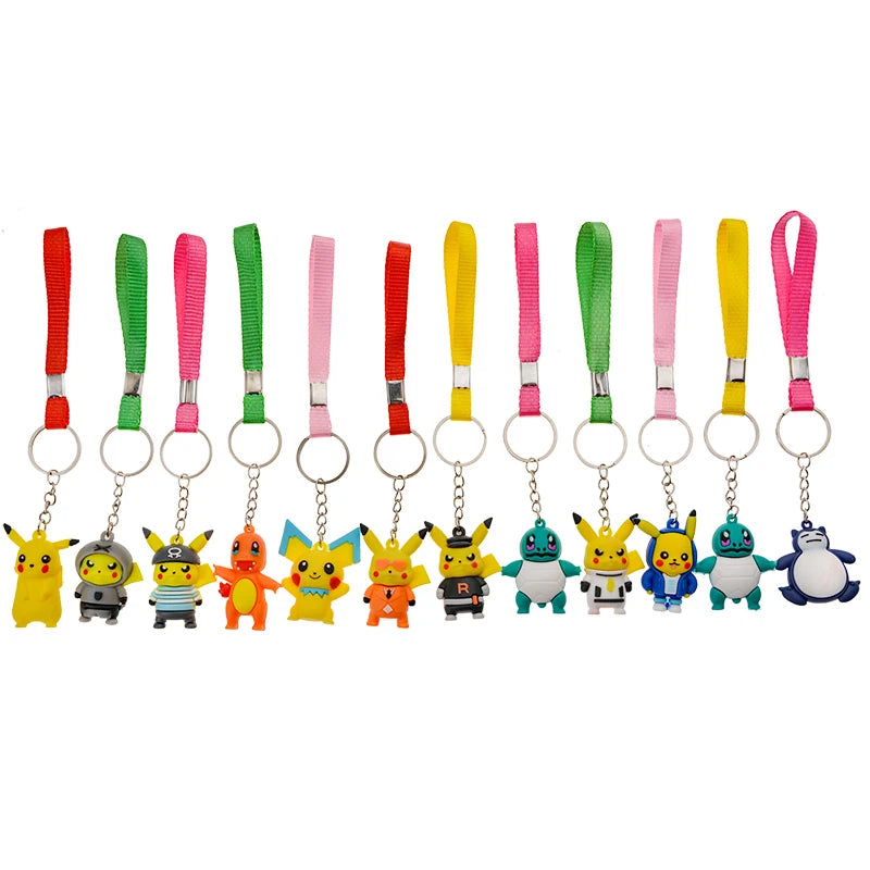 New Hot Sell 24Pcs Pokémon Classic Anime Characters Blind Box Keychains - Image 5