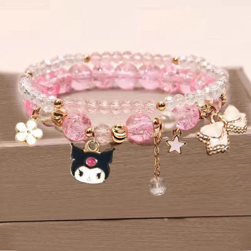 1PCS Kawaii Anime Sanrio Kuromi, My Melody & Cinnamoroll Bracelet - Image 19